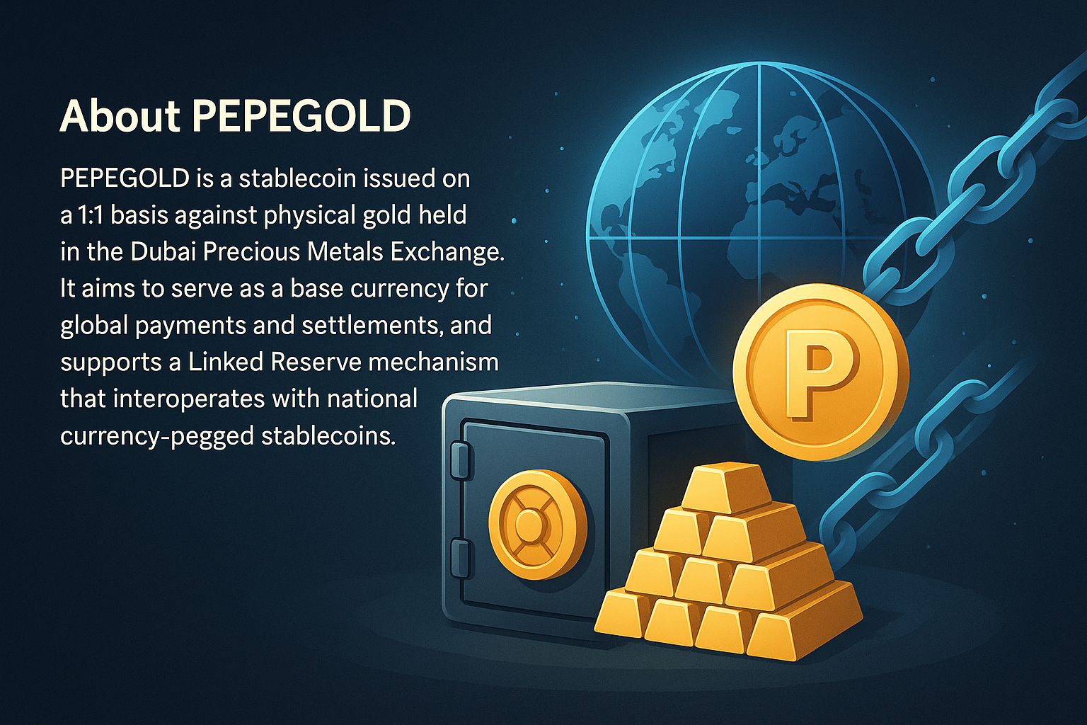 PEPEGOLD Illustration Left